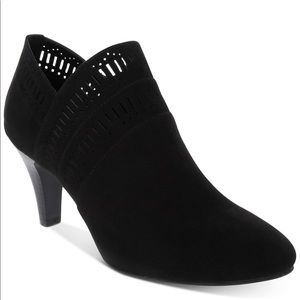 Karen Scott Marius Perforated Dress Booties